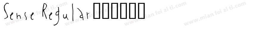 Sense Regular字体转换